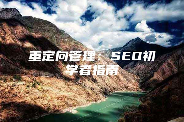重定向管理：SEO初学者指南