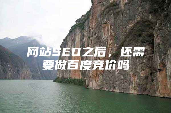 网站SEO之后，还需要做百度竞价吗