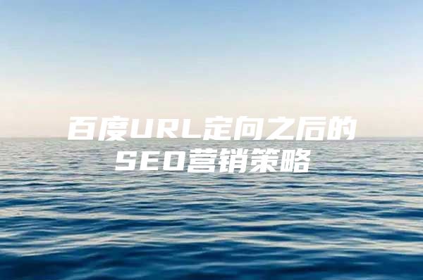 百度URL定向之后的SEO营销策略