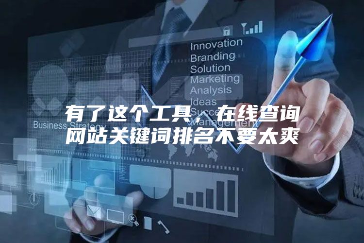有了这个工具，在线查询网站关键词排名不要太爽