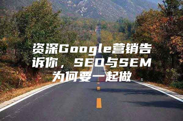 资深Google营销告诉你，SEO与SEM为何要一起做