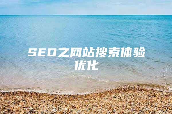 SEO之网站搜索体验优化
