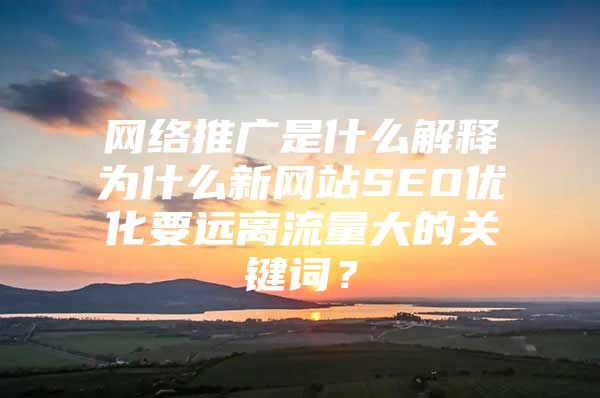 网络推广是什么解释为什么新网站SEO优化要远离流量大的关键词？