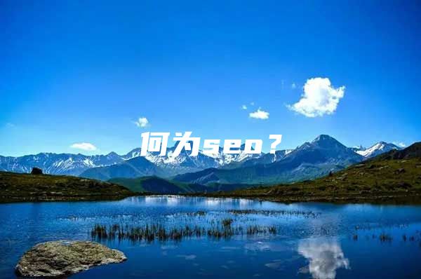 何为seo？