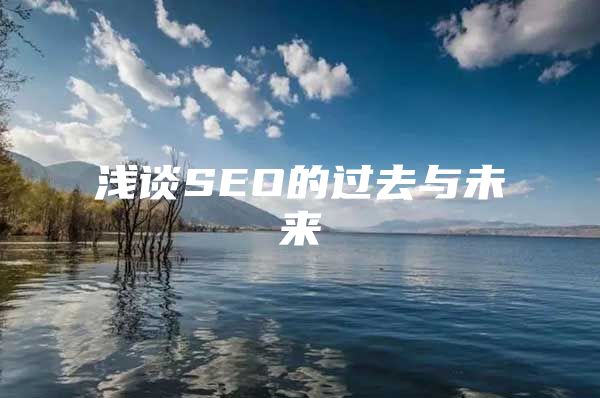 浅谈SEO的过去与未来