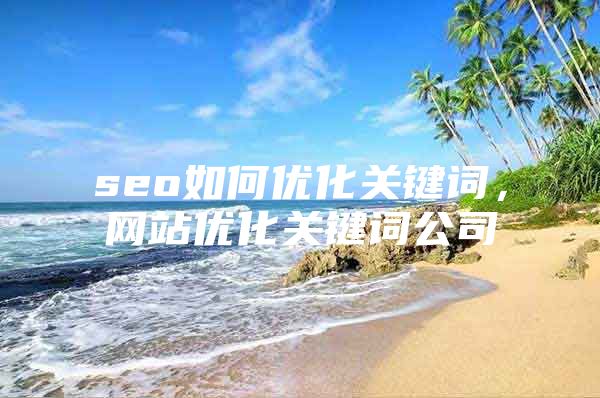 seo如何优化关键词，网站优化关键词公司