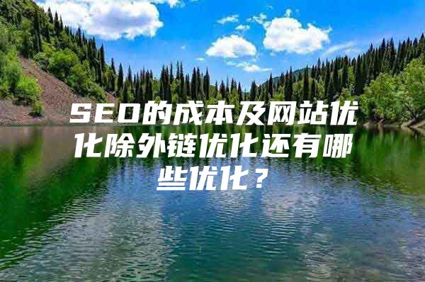 SEO的成本及网站优化除外链优化还有哪些优化？