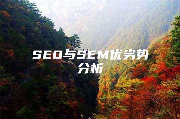 SEO与SEM优劣势分析