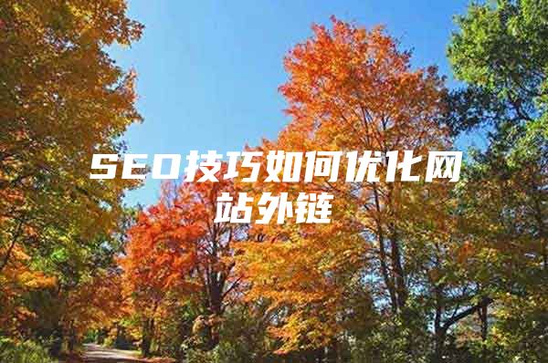 SEO技巧如何优化网站外链