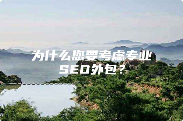 为什么您要考虑专业SEO外包？