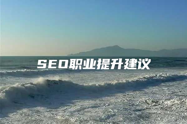 SEO职业提升建议