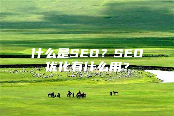 什么是SEO？SEO优化有什么用？