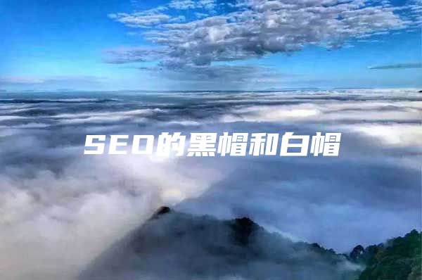 SEO的黑帽和白帽