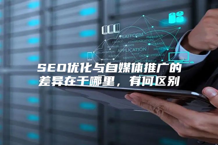 SEO优化与自媒体推广的差异在于哪里，有何区别