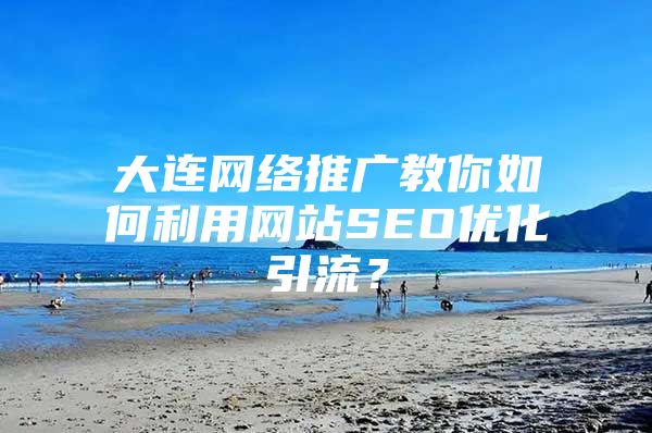 大连网络推广教你如何利用网站SEO优化引流？
