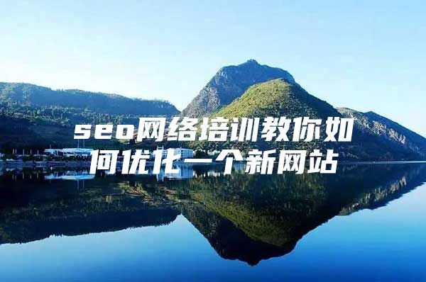 seo网络培训教你如何优化一个新网站