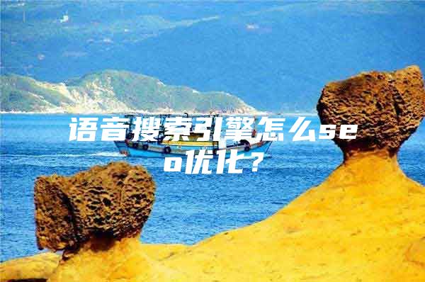 语音搜索引擎怎么seo优化？