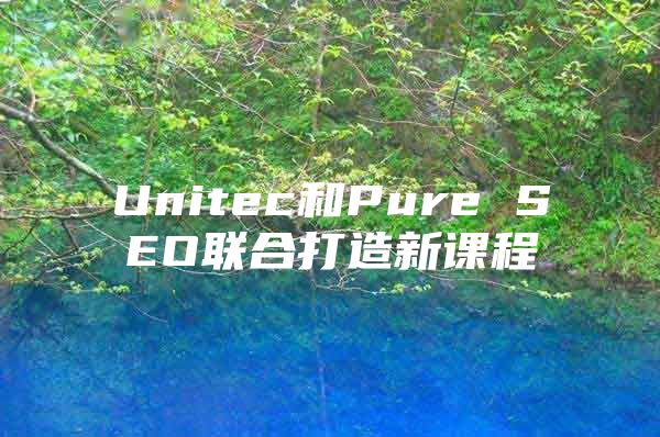 Unitec和Pure SEO联合打造新课程