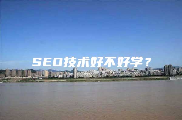 SEO技术好不好学？