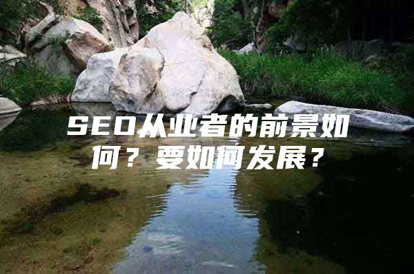 SEO从业者的前景如何？要如何发展？