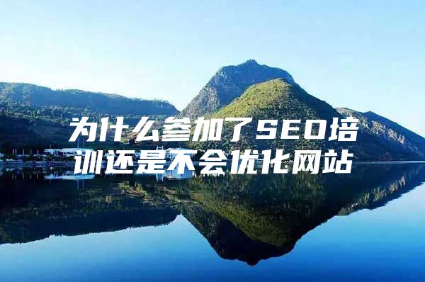 为什么参加了SEO培训还是不会优化网站