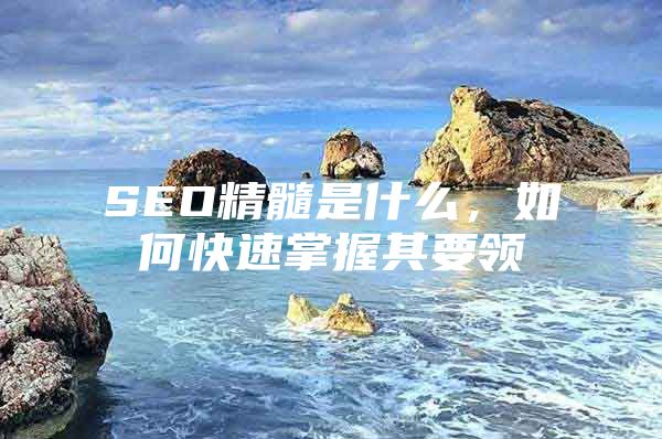 SEO精髓是什么，如何快速掌握其要领