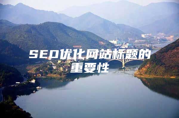 SEO优化网站标题的重要性