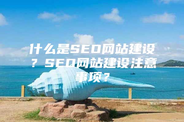 什么是SEO网站建设？SEO网站建设注意事项？