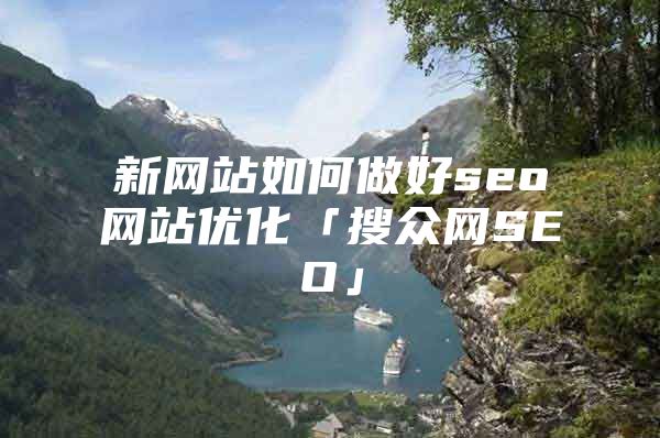 新网站如何做好seo网站优化「搜众网SEO」