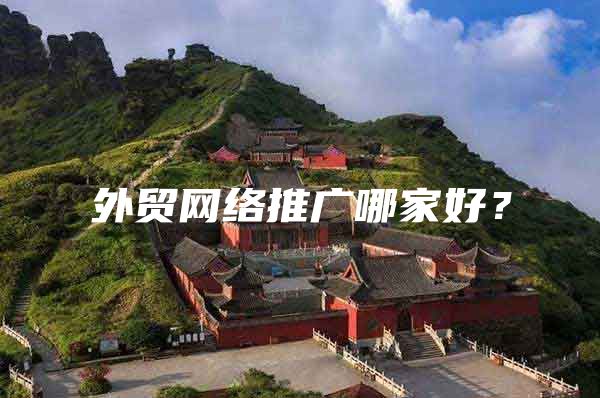 外贸网络推广哪家好？