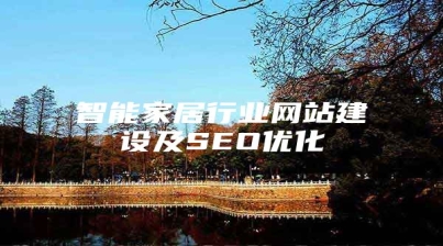 智能家居行业网站建设及SEO优化