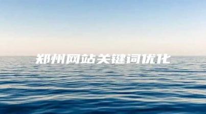 郑州网站关键词优化