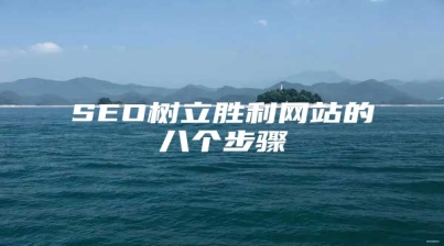 SEO树立胜利网站的八个步骤