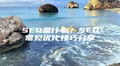 SEO是什么？SEO常见优化技巧分享