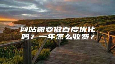 网站需要做百度优化吗？一年怎么收费？