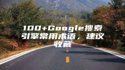 100+Google搜索引擎常用术语，建议收藏