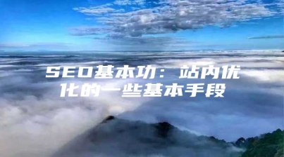 SEO基本功：站内优化的一些基本手段