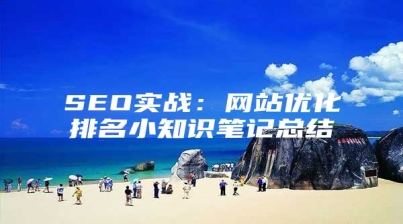 SEO实战：网站优化排名小知识笔记总结