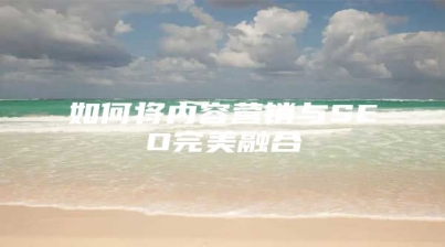 如何将内容营销与SEO完美融合