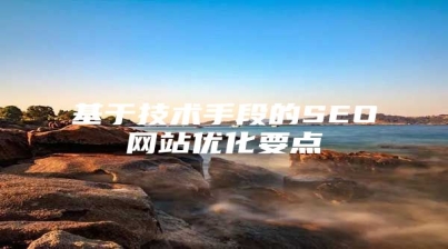 基于技术手段的SEO网站优化要点