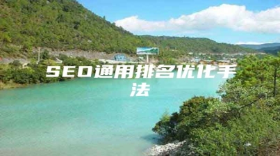 SEO通用排名优化手法