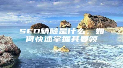 SEO精髓是什么，如何快速掌握其要领