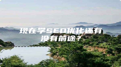 现在学SEO优化还有没有前途？