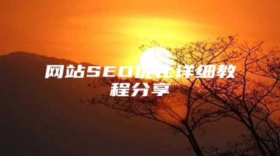 网站SEO优化详细教程分享