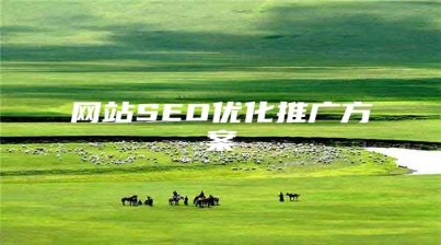 网站SEO优化推广方案